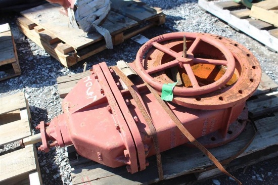 Pallet w/ AVM DN 350 Gate Valve
