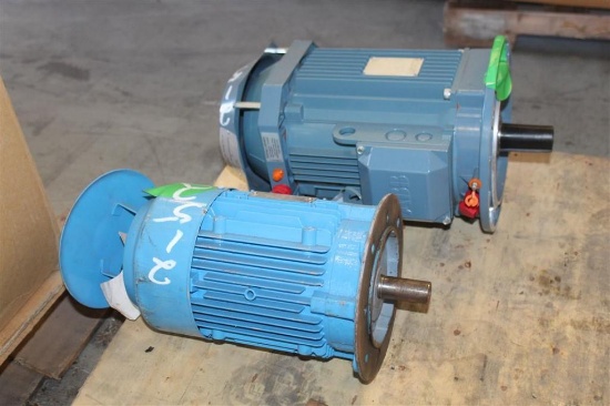 Lot of (2) Elec. Motors - (1) ABB Elec. Motor - (1) Rotoin Electric Motor