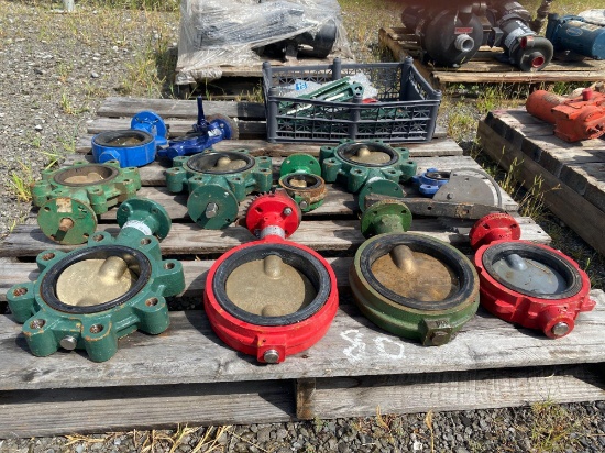 Misc lot of 5" & 6" Sea Water Valves