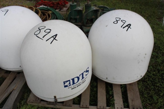 Lot of (2) DTS VSAT Antennas