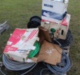 Pallet of Misc Wire - Communication Wire - Copper Wire