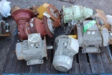 Pallet of (4) Electric Motors - Gear Reduction - Hydraulic Motor