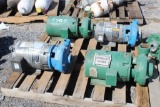 Pallet of (4) Pumps - (2) have 15HP Baldor Motor - 3450 RPM w/ Goulds Pumps