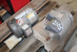 Lot of (2) Electric Baldor Motors - (1) 2HP 1700 RPMS & (1) 1/2HP 3450 RPMS