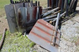 Lot of (4) Ship Rudders