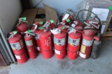 Lot of Misc Fire Extinguishers