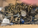 Lot of Misc Bolts & Brass Fittings