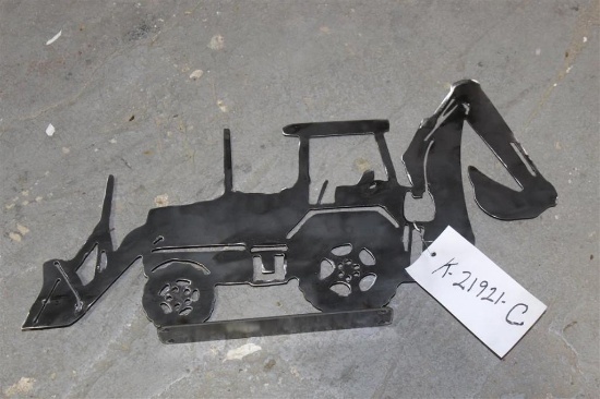 BACKHOE METAL CUTOUT