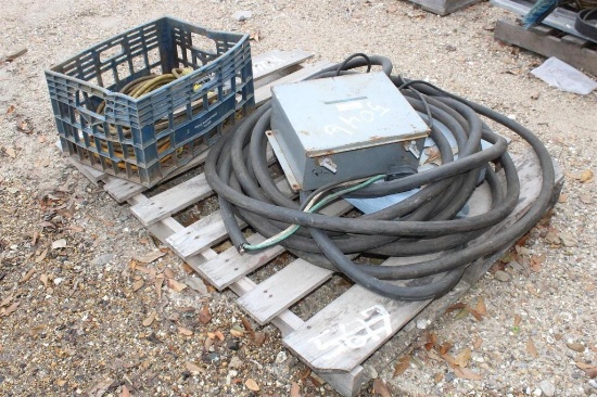 PALLET OF POWER CORDS W/ (2)