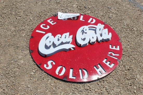 ICE COLD COCA-COLA SOLD HERE