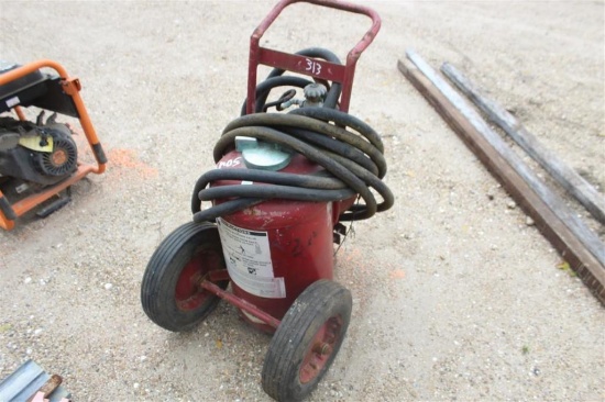 FIRE EXTINGUISHER ON WHEELS