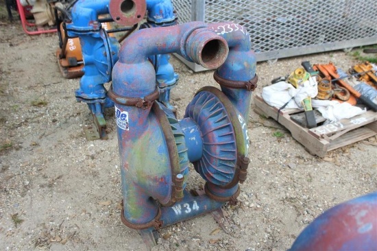 WILDEN M15 3 in Water Pump - Missing Parts - Aluminum - FOR PARTS OR REPAIR
