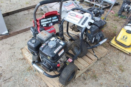 PALLET OF (3) PRESSURE Washers - Gas Motor