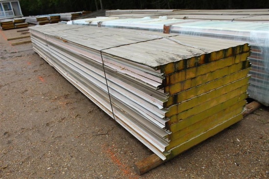 (10) INSULATED PANELS Approximate Dimensions - 23 Ft x 2 1/2 Ft Long / 40 Inches Wide / 3 Inches