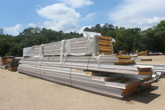 LOT OF INSULATED PANELS Approx. (6) 33 Ft.Long - 40 Inch Wide - 4 Inch Thick / Approx. (9) 45