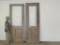 2 Reclaimed Antique Cypress Entry Doors