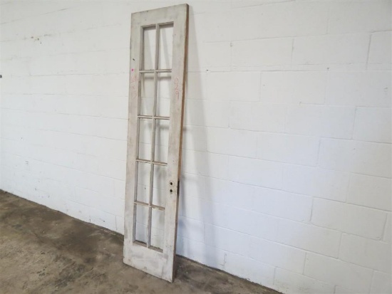 1 Reclaimed Antique Cypress 10 lite skinny door