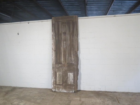 1 Reclaimed Antique Cypress Large four panel door