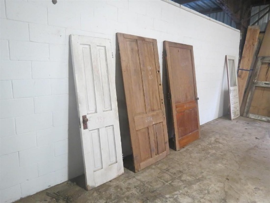 3 Reclaimed Antique Cypress & Pine Doors