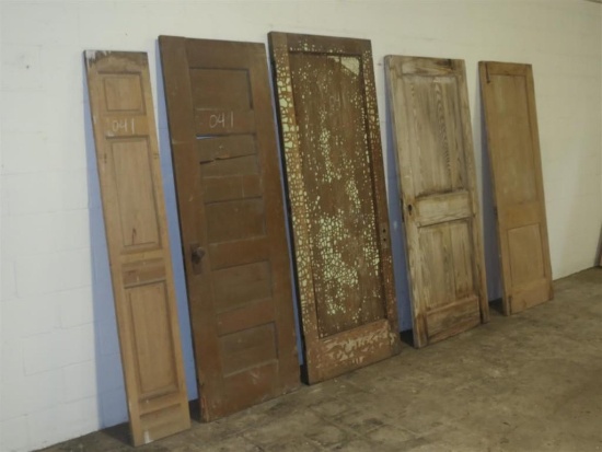 5 Reclaimed Antique Doors