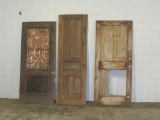 3 Reclaimed Vintage Mahogany Solid Core Door
