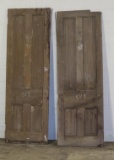 2 Reclaimed Antique Walnut Doors