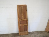 1 Reclaimed solid core vintage door