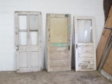 3 1/2 Lite Reclaimed Antique Cypress Farmhouse Style Doors
