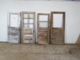9 Reclaimed Antique Cypress farmhouse style doors