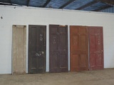 5 Mixed lot reclaimed antique doors