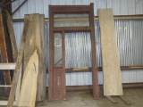 Eastlake Victorian Walnut Door Frame/Fa?ade with intricate designs