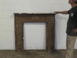 1 Antique Cypress mantel salvaged from historic New Orleans property