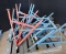 Lot of Pipe Roller Stands