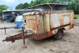 Ingersoll Rand 375 Deutz Diesel Air Compressor - Trailer Mtd (NO TITLE ON TRAILER)