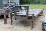 43 Ft Gooseneck Trailer - Dove Tail - with Ramps - Twin Duals