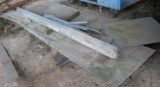 Lot of Galvanized Sheet Metal, Scraps and Corners