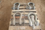 Lot of (4) Misc Shackles
