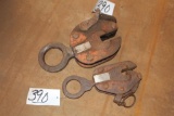 Lot of (2) Plate Clamps