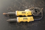 Lot of (2) -- Dewalt DW4887 1 1/2 Inch Die Grinder