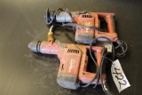 Lot of (2) Hilti TE54 Hammer Drills