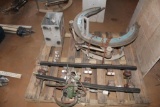 Pallet with Pipe Beveler and Track Torch Parts