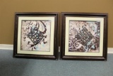 Lot of (3) Paintings -- (1) 46x36 Inch - (2) 24x24 Inch