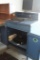 metal shipping station w/ DELL Optiplex 3010 desktop computer w/ APC battery backup