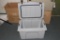 Grey 53 quart Roto-Molded cooler