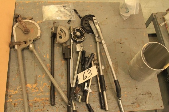 Lot of tube/pipe bending tools
