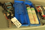 AMETEK Portable pneumatic tester 0-30 PSI, gas detector test bottles, Bacharach gas calibration kit