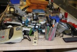 One large lot of office supplies, including laptop computer - desk not included