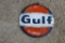 GULF METAL SIGN