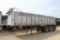 2002 TRAVIS 28 YARD ALUMINUM DUMP TRAILER