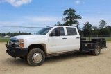 2016 CHEVROLET 3500HD 4X4 CREW CAB